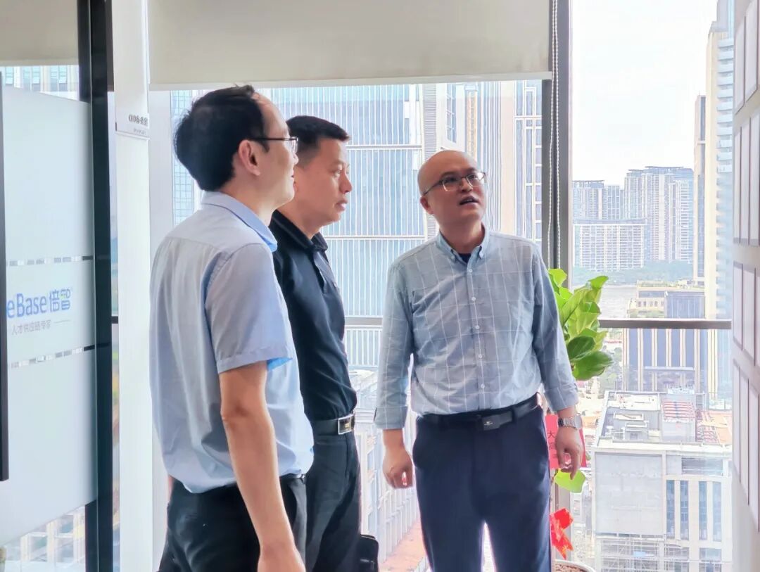广东省人社厅领导一行莅临倍智总部调研走访(图6)